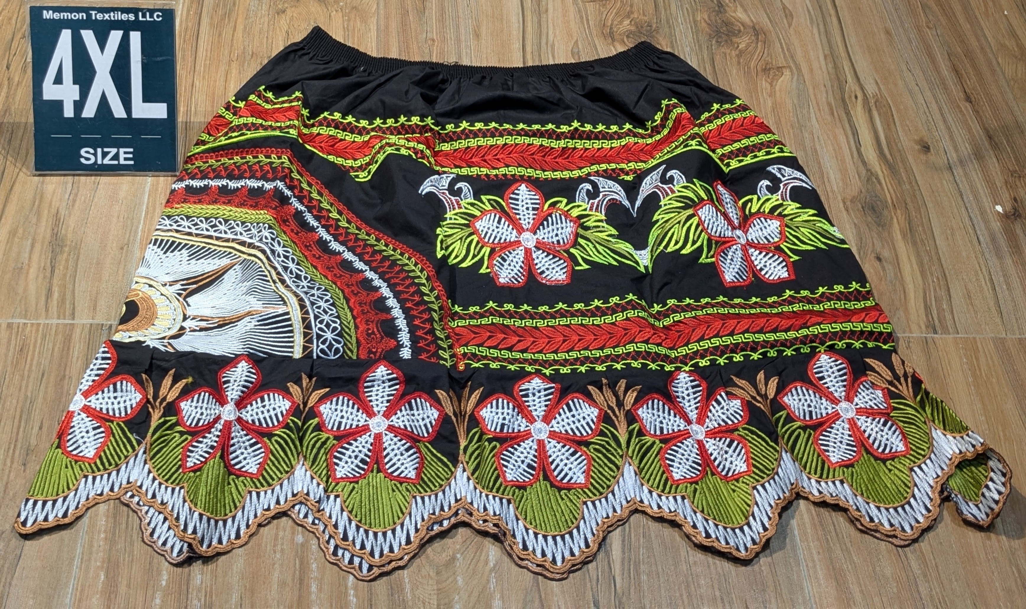 Embroidered Island Skirts (Urohs) - 4XL