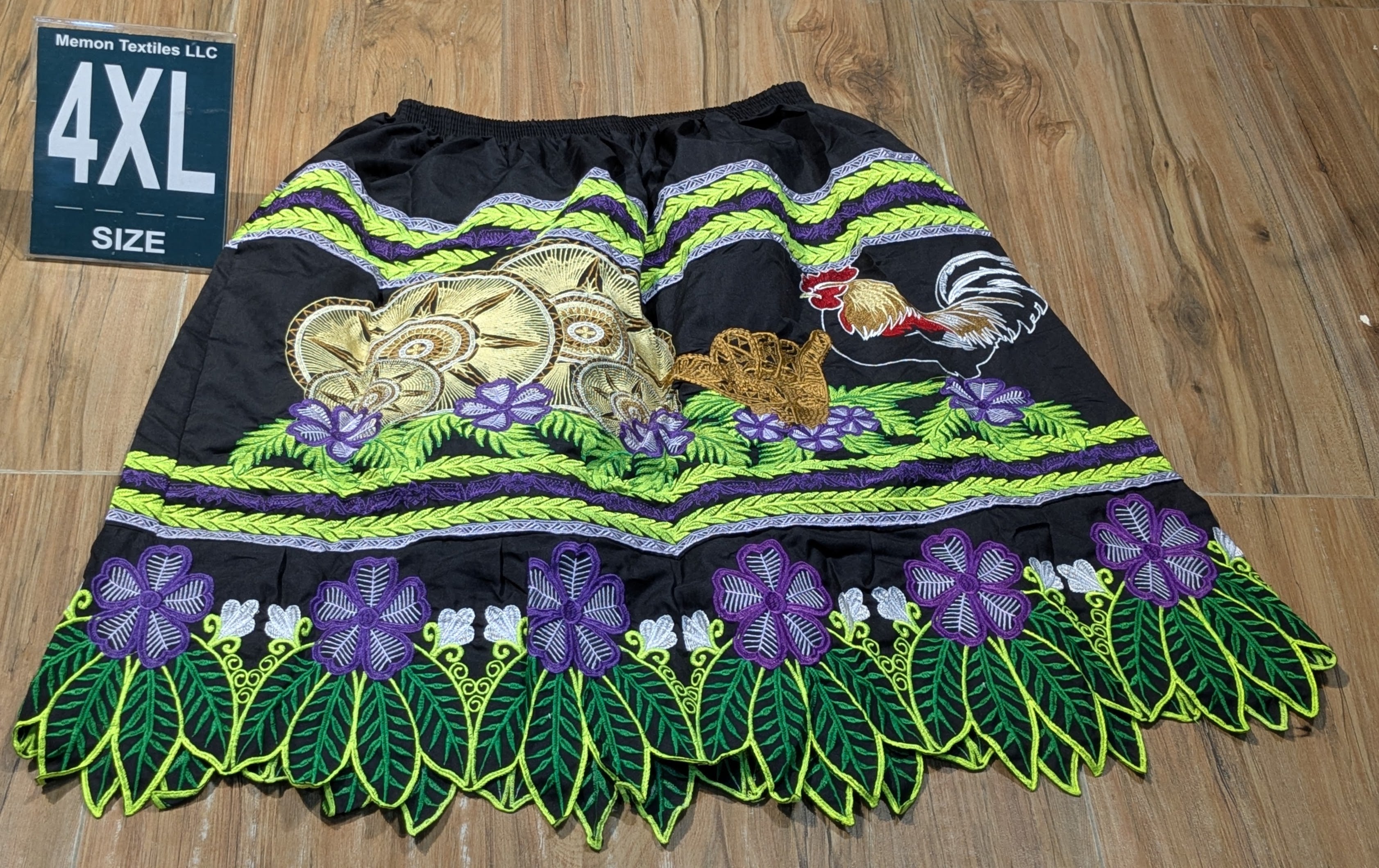 Embroidered Island Skirts (Urohs) - 4XL