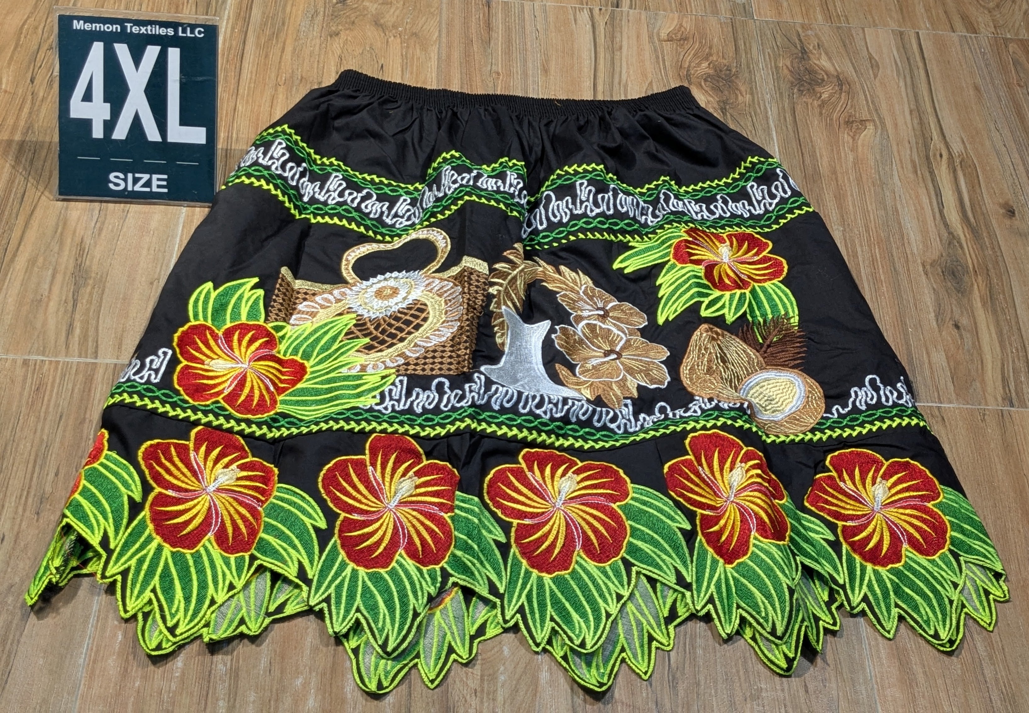 Embroidered Island Skirts (Urohs) - 4XL