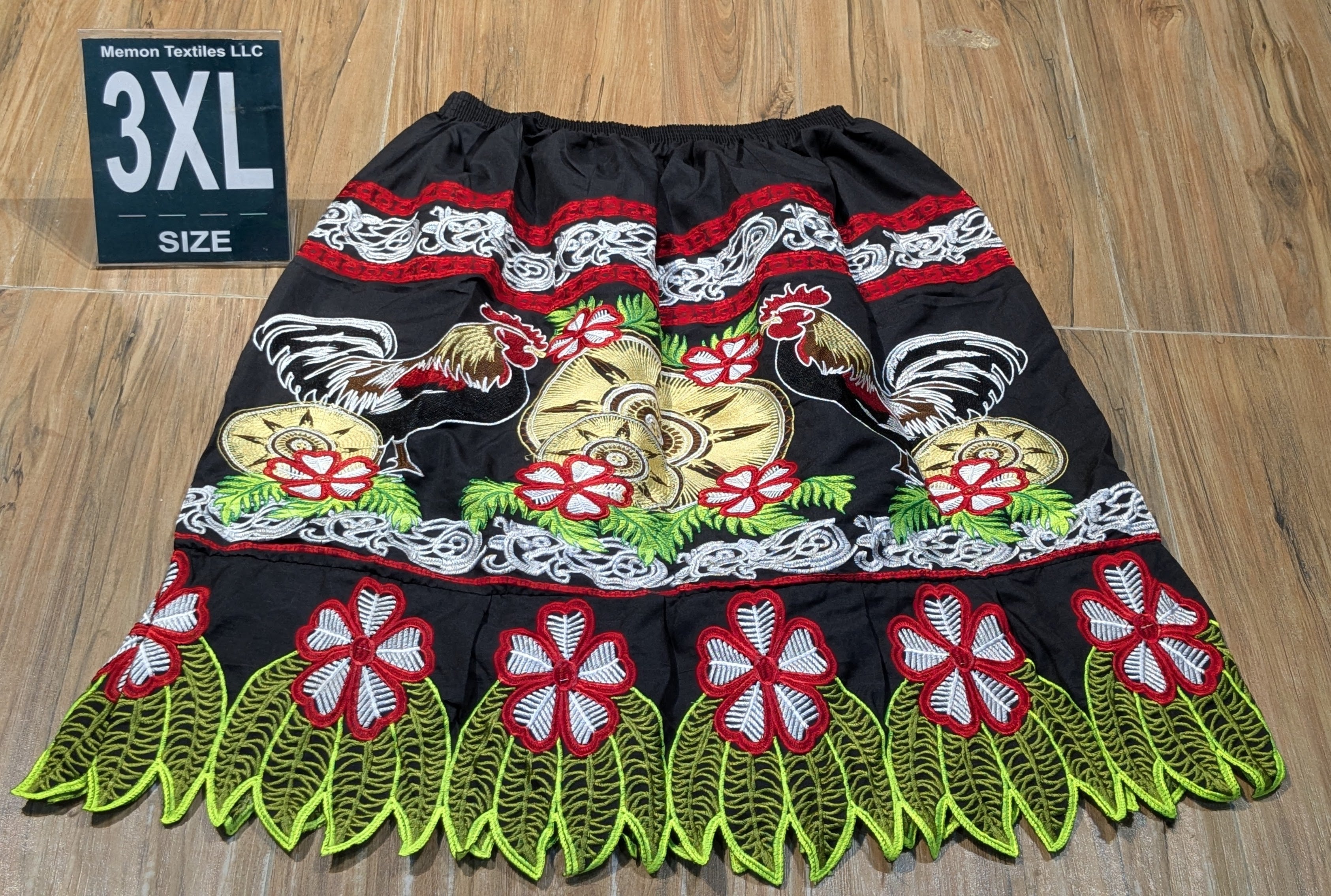 Embroidered Island Skirts (Urohs) - 3XL