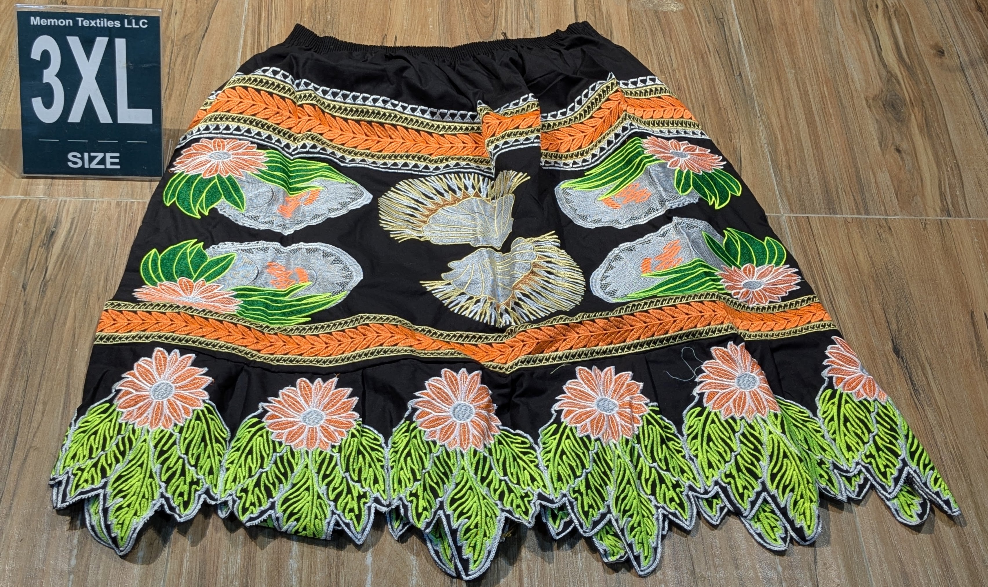 Embroidered Island Skirts (Urohs) - 3XL