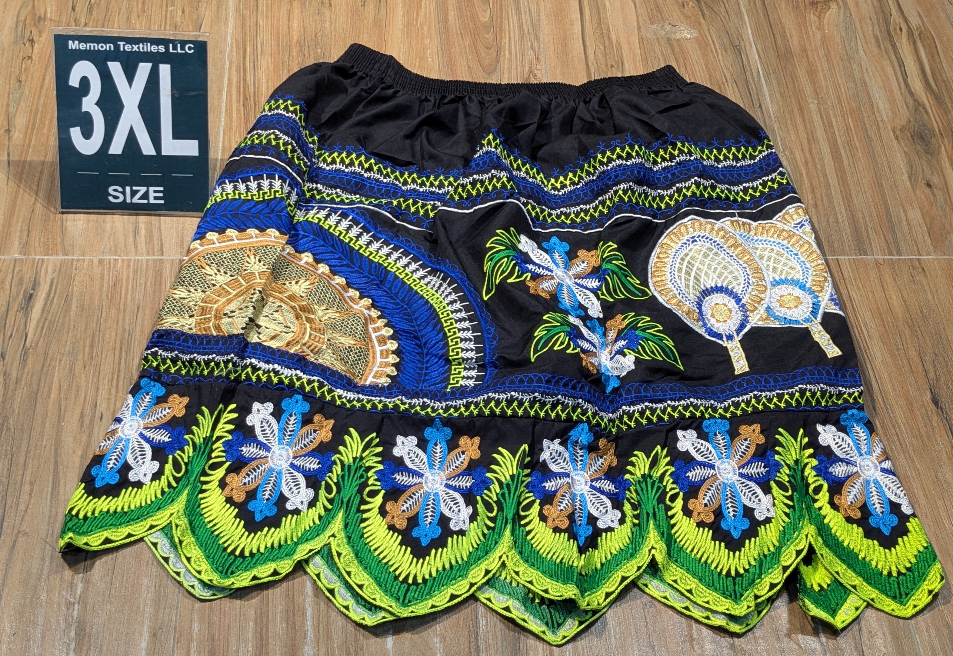 Embroidered Island Skirts (Urohs) - 3XL