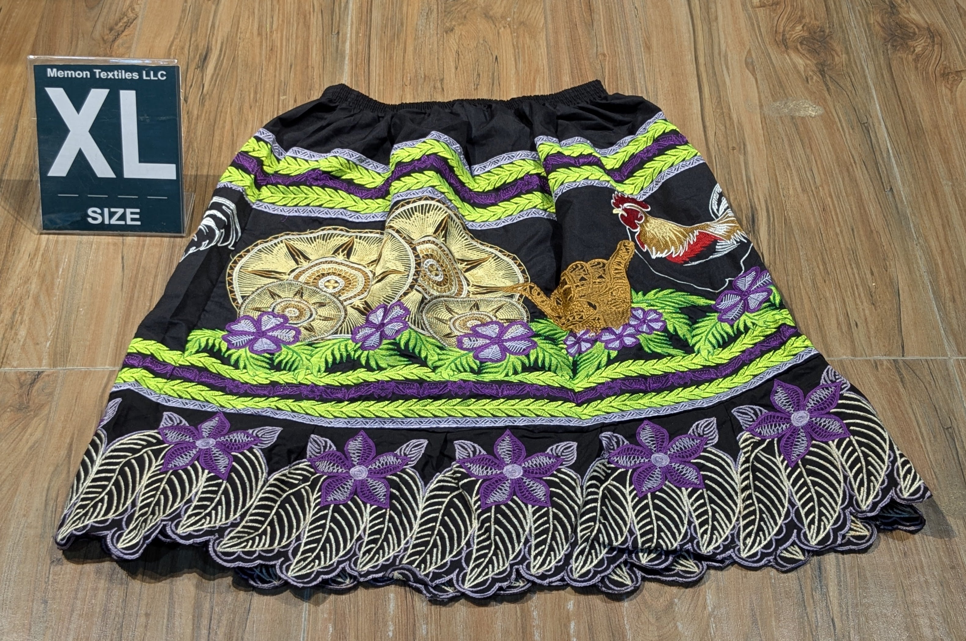 Embroidered Island Skirts (Urohs) - 3XL