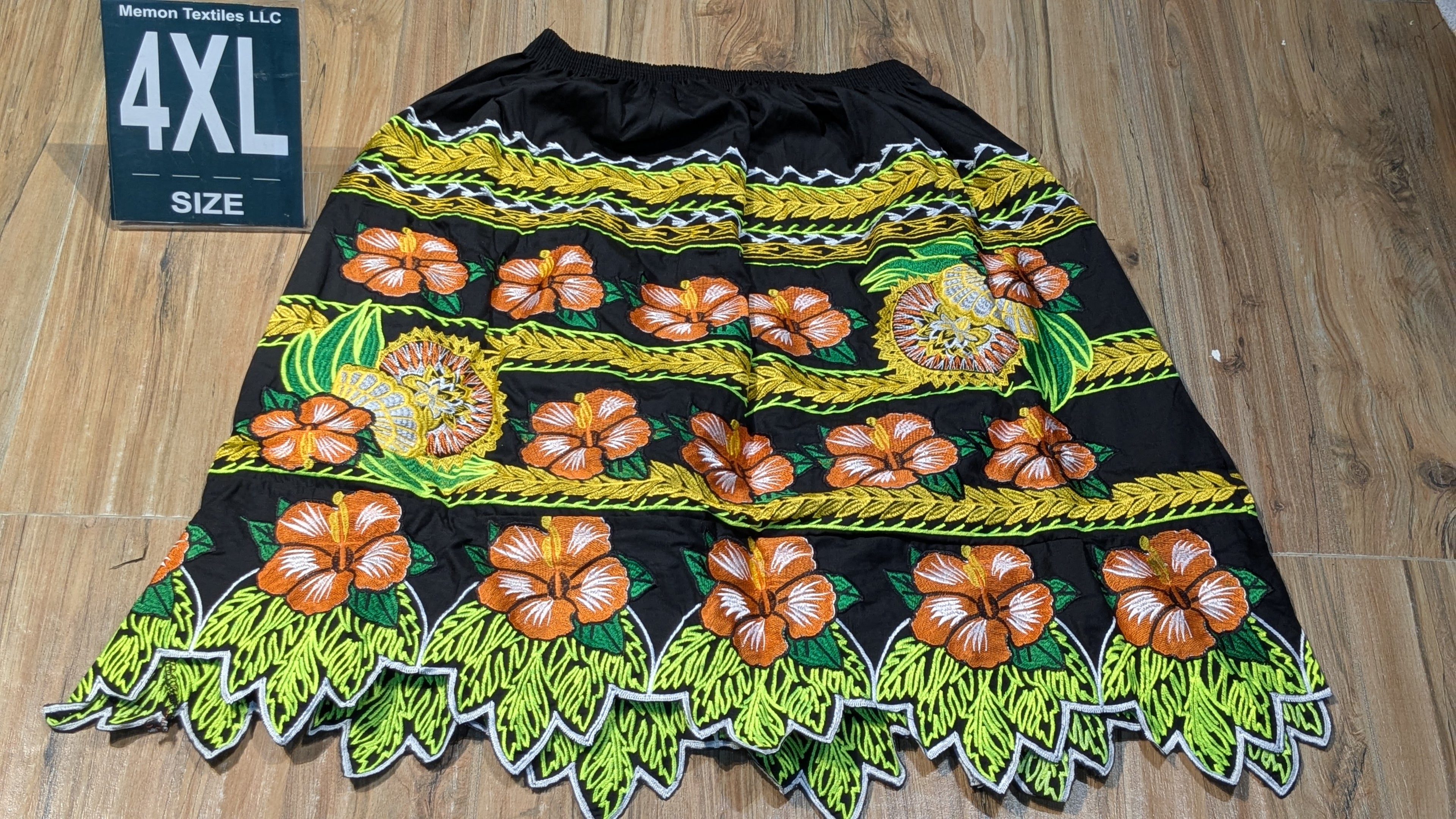 Embroidered Island Skirts (Urohs) - 4XL