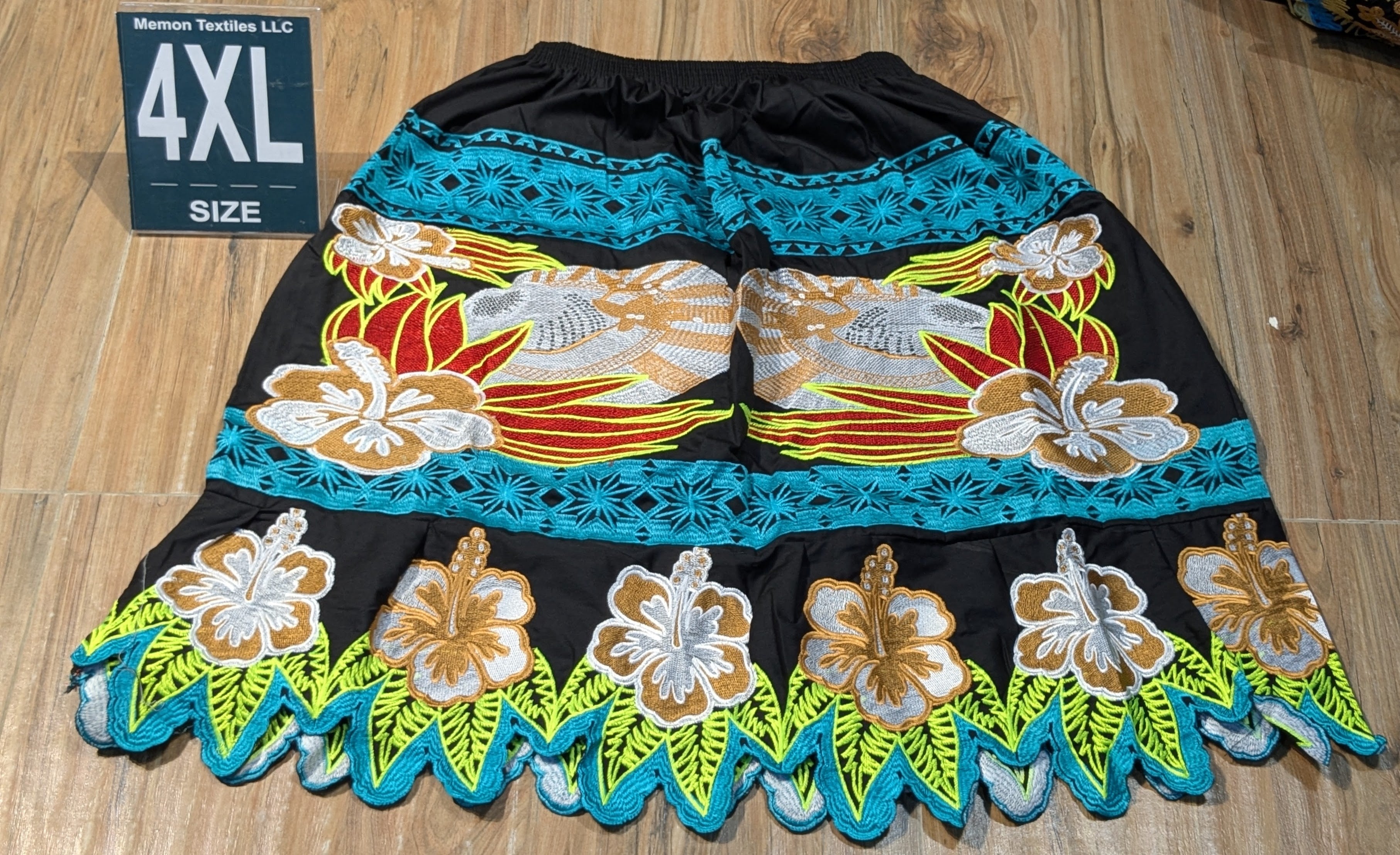 Embroidered Island Skirts (Urohs) - 4XL