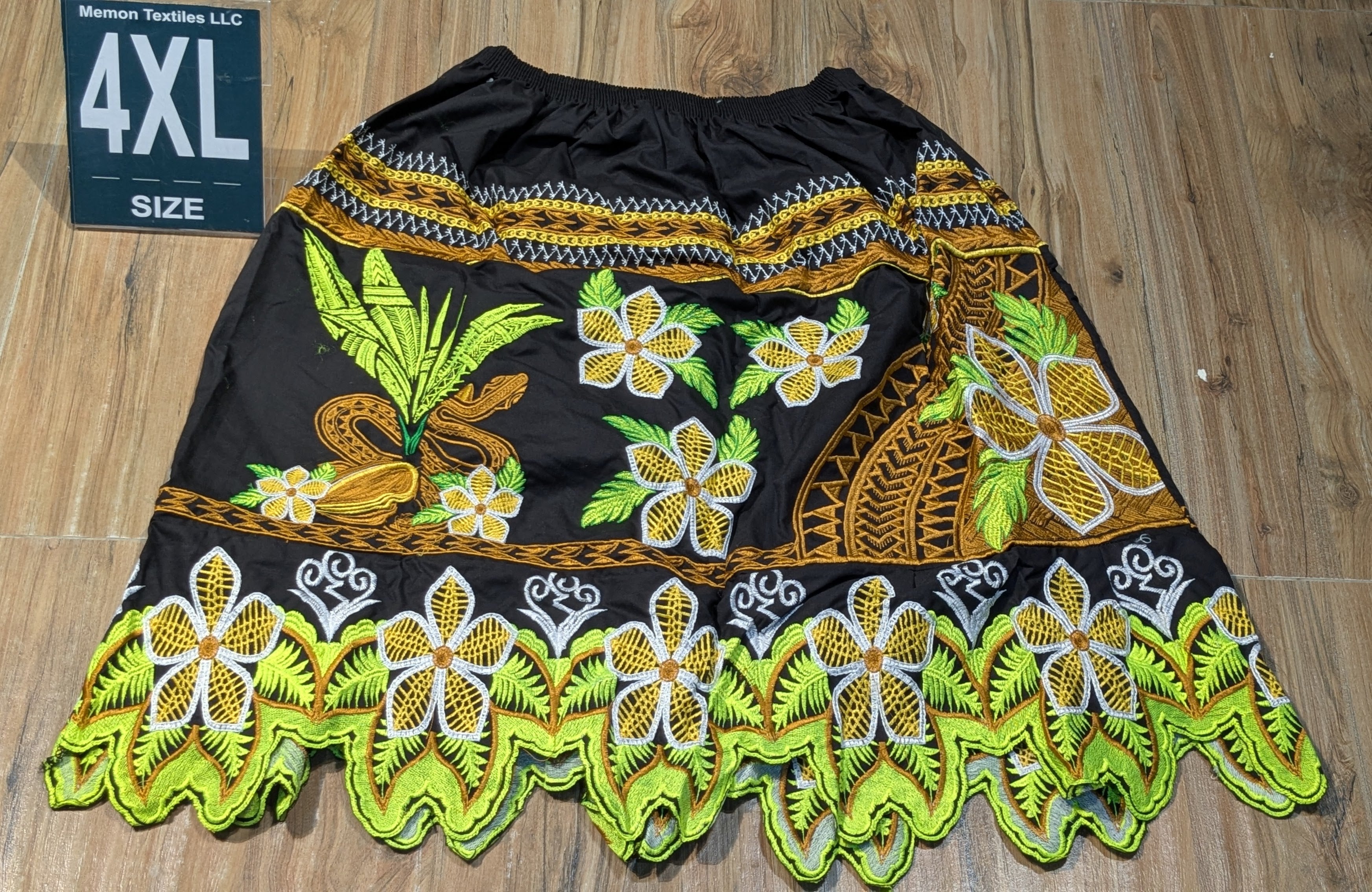 Embroidered Island Skirts (Urohs) - 4XL