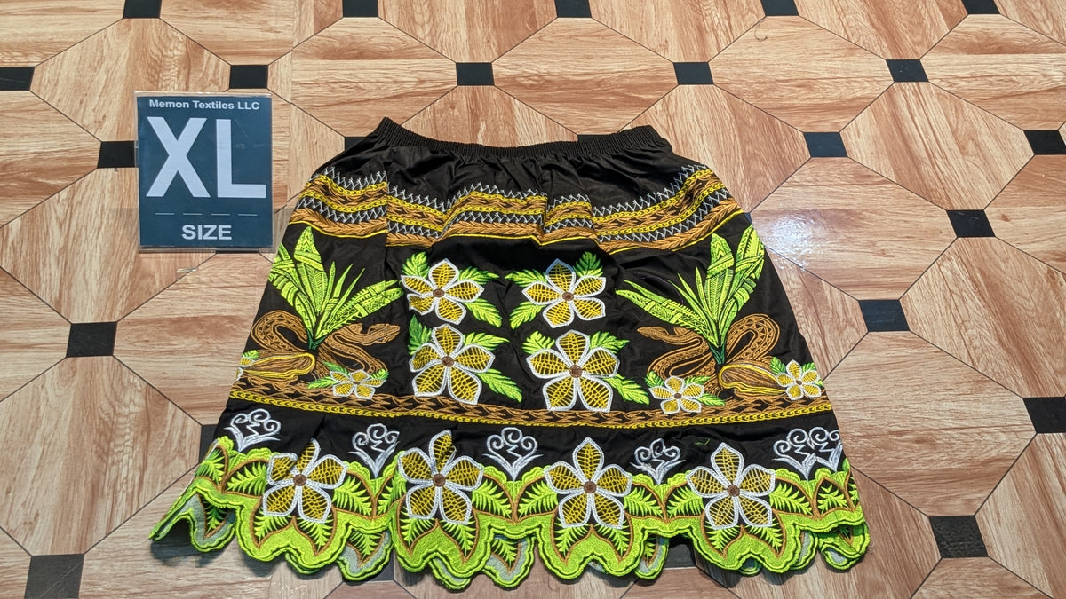 Embroidered Island Skirts (Urohs) - XL
