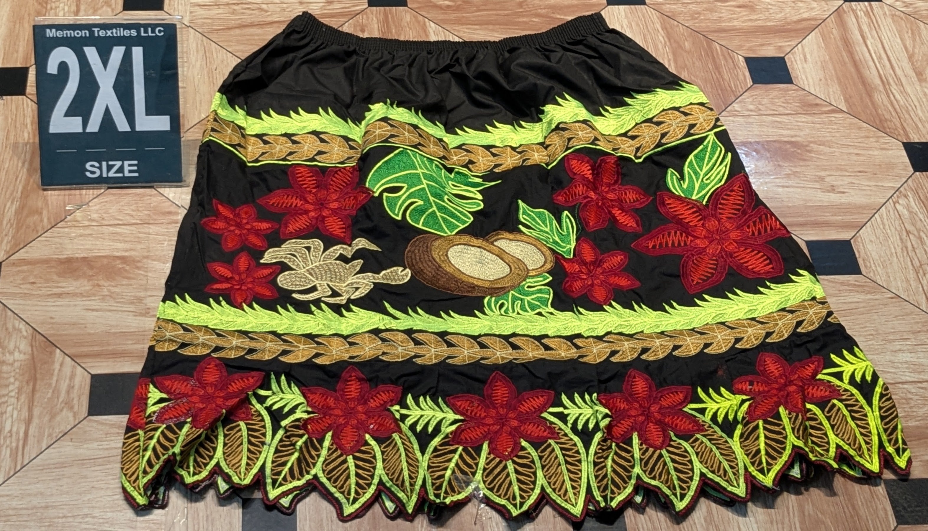 Embroidered Island Skirts (Urohs) - 2XL