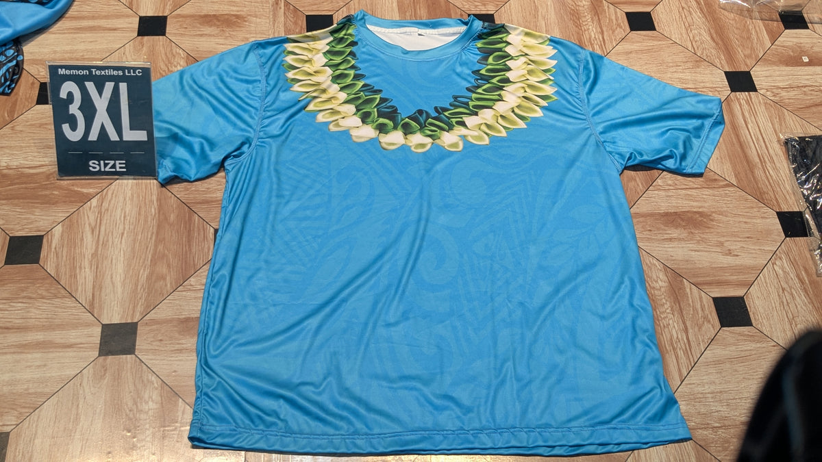 Island style T-shirt -3XL
