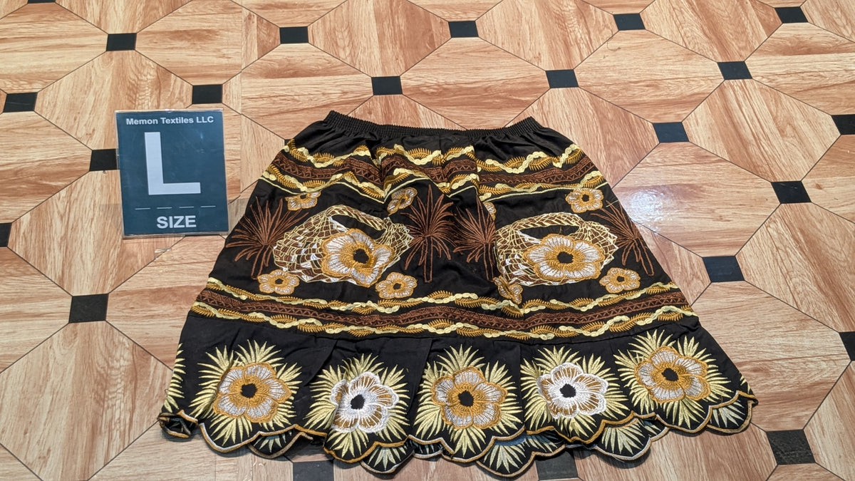 Island Embroiderd Skirts (Urohs) - L
