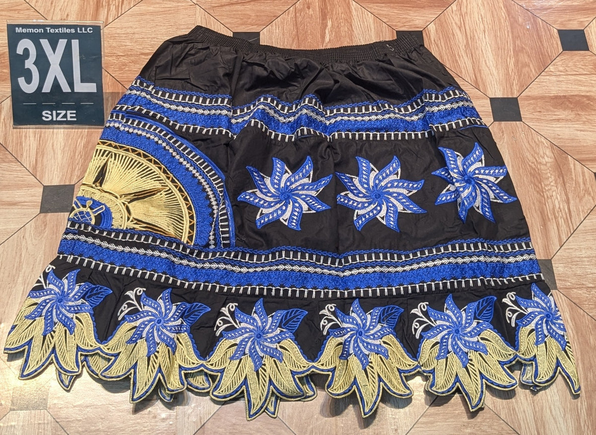 Embroidered Skirt (Island Urohs) - 3XL