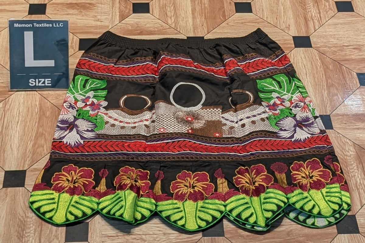 Embroidered Island Skirts (Urohs) - L