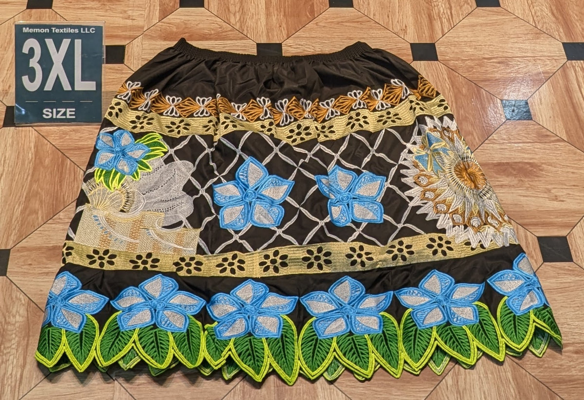 Embroidered Island Skirts (Urohs) - 3XL