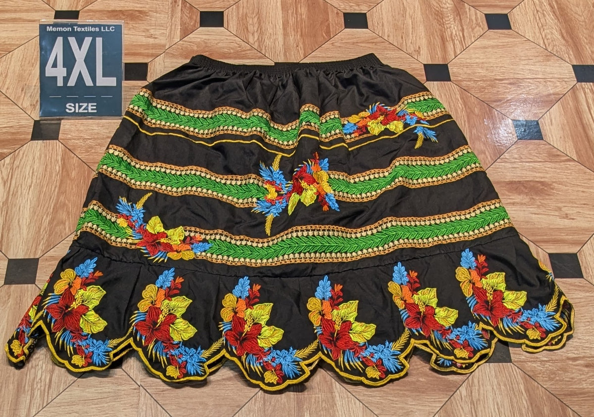 Embroidered Island Skirts (Urohs) - 4XL