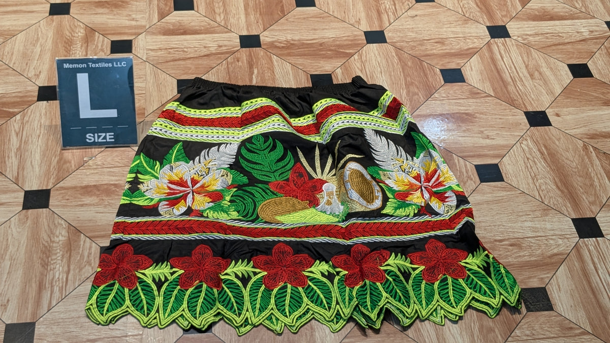 Embroidered Island Skirt (Urohs) - L