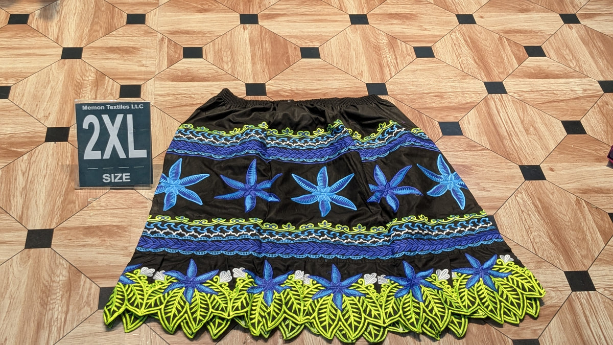 Embroidered Island Skirts (Urohs) - 2XL