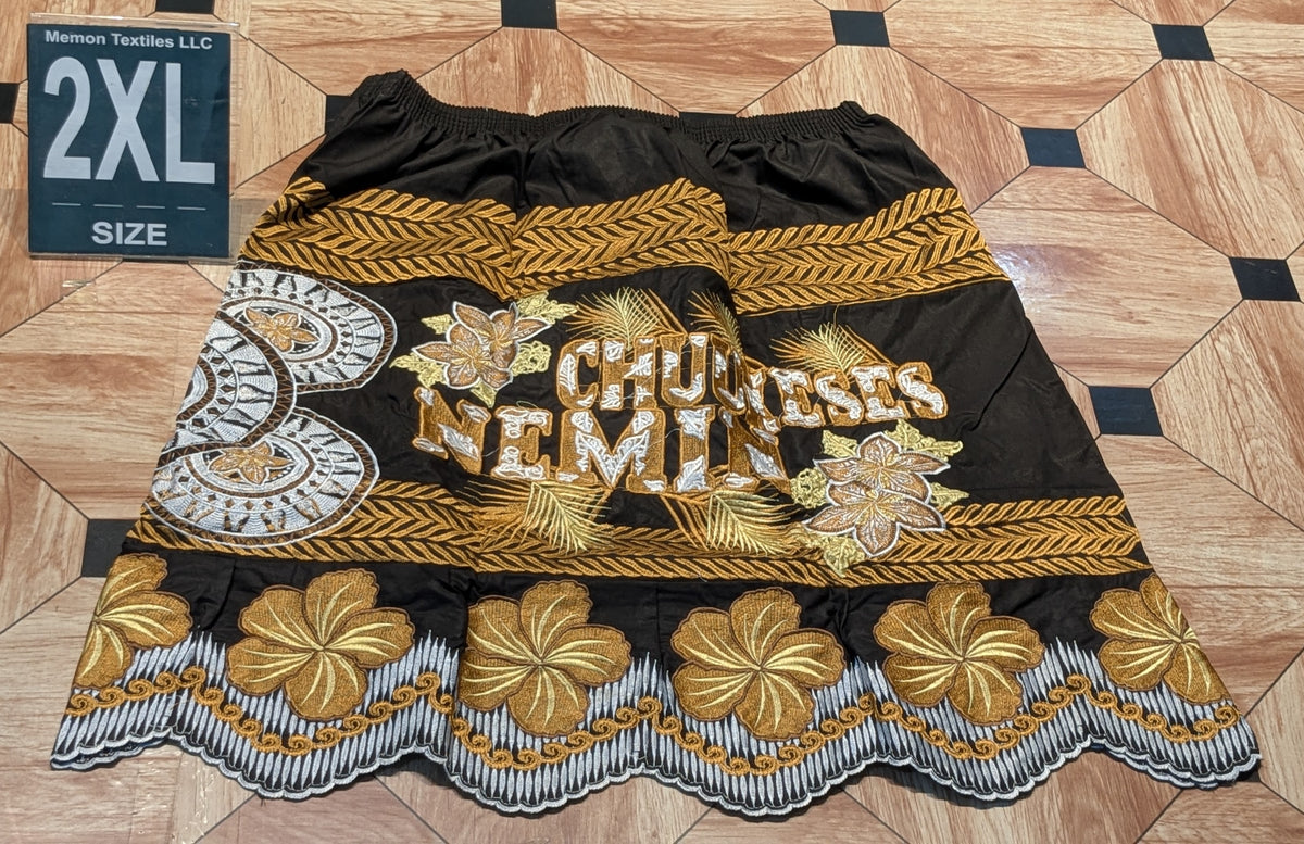 Embroidered Island Skirt (Urohs) - 2XL