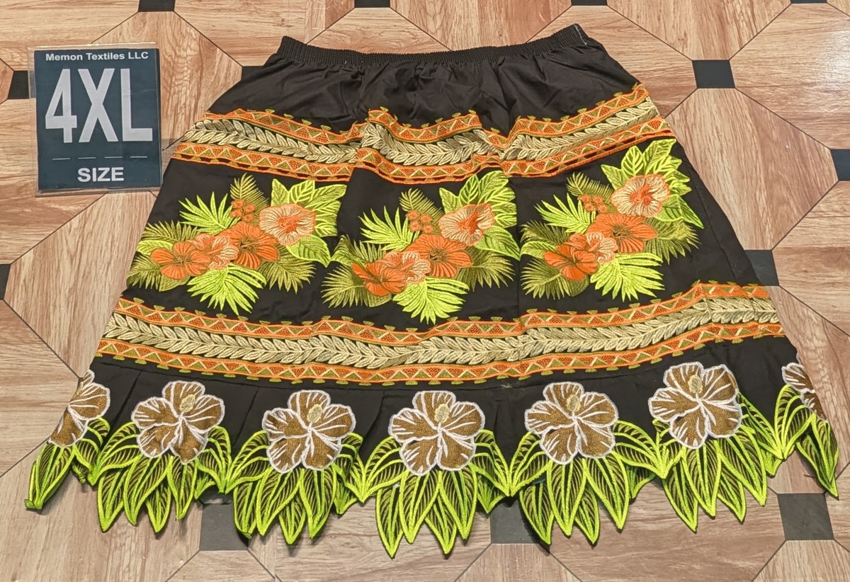 Embroidered Island Skirts (Urohs) - 4XL