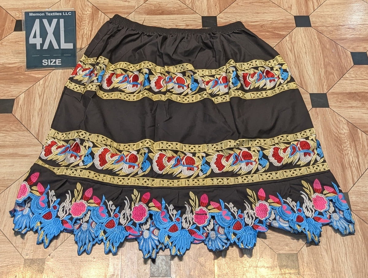 Embroidered Island Skirts (Urohs) - 4XL
