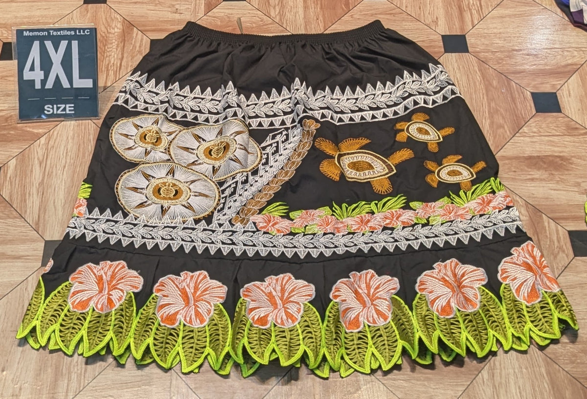 Embroidered Island Skirts (Urohs) - 4XL