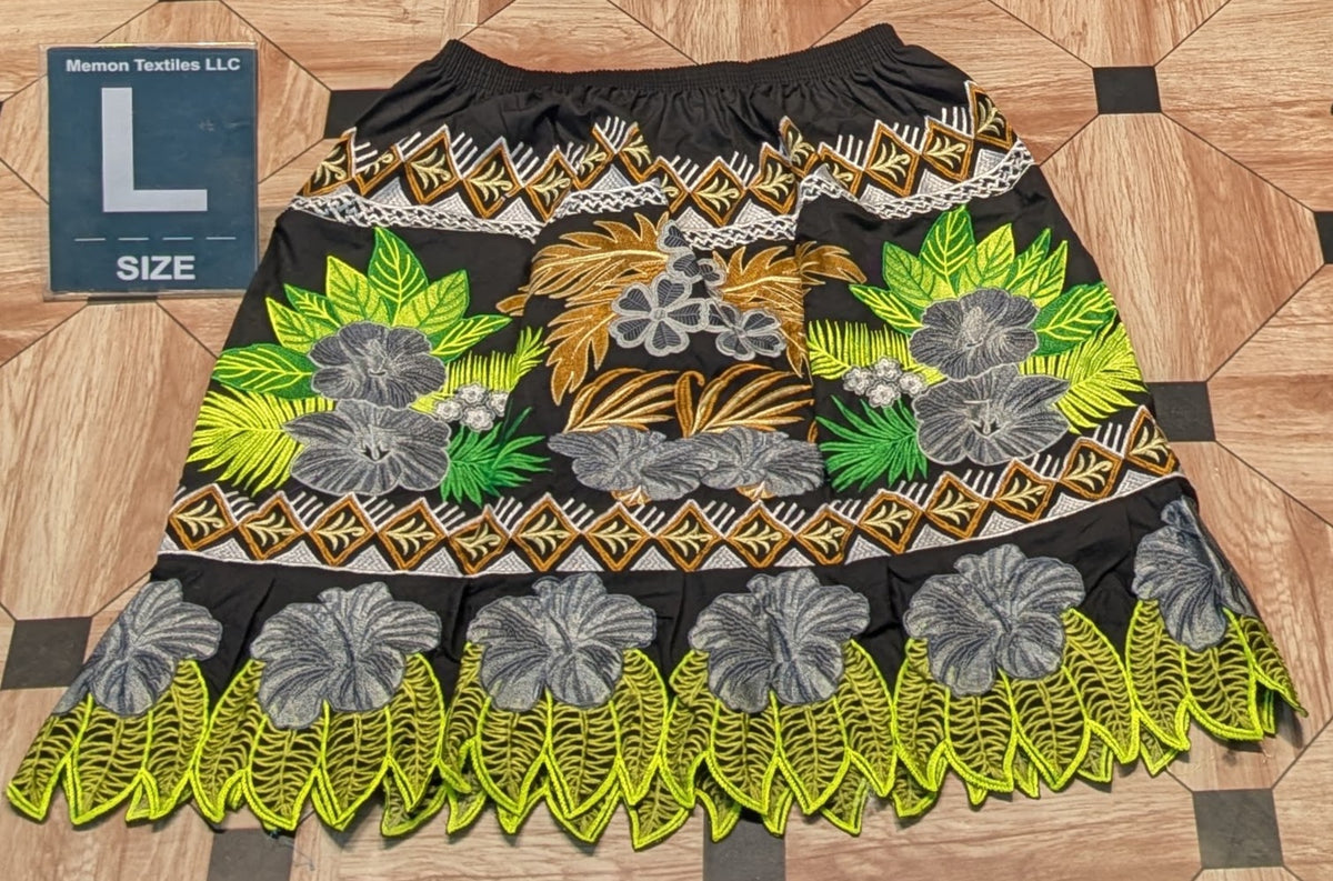Embroidered Island Skirts (Urohs) - L