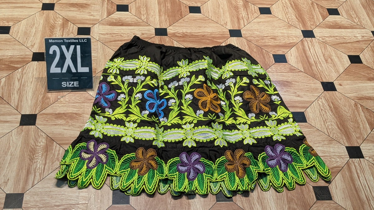 Embroidered Island Skirts (Urohs) - 2XL