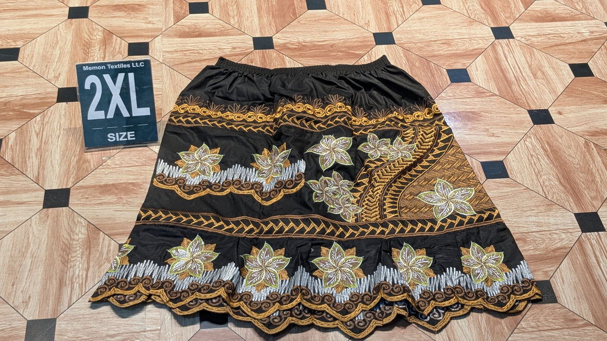 Island Embroidered Skirts (Urohs) - 2XL
