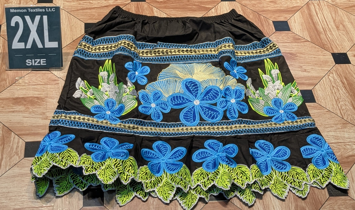 Island Embroidered Skirts (Urohs) - 2XL
