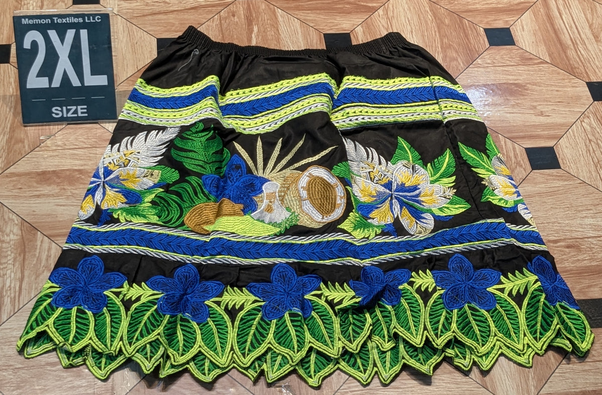 Island Embroidered Skirts (Urohs) - 2XL