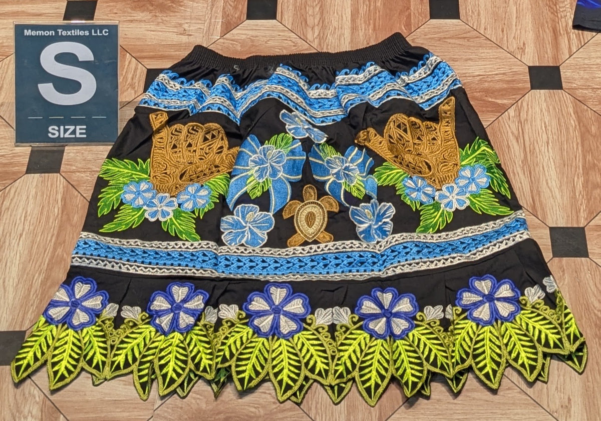 Embroidered Island Skirt (Urohs) - S
