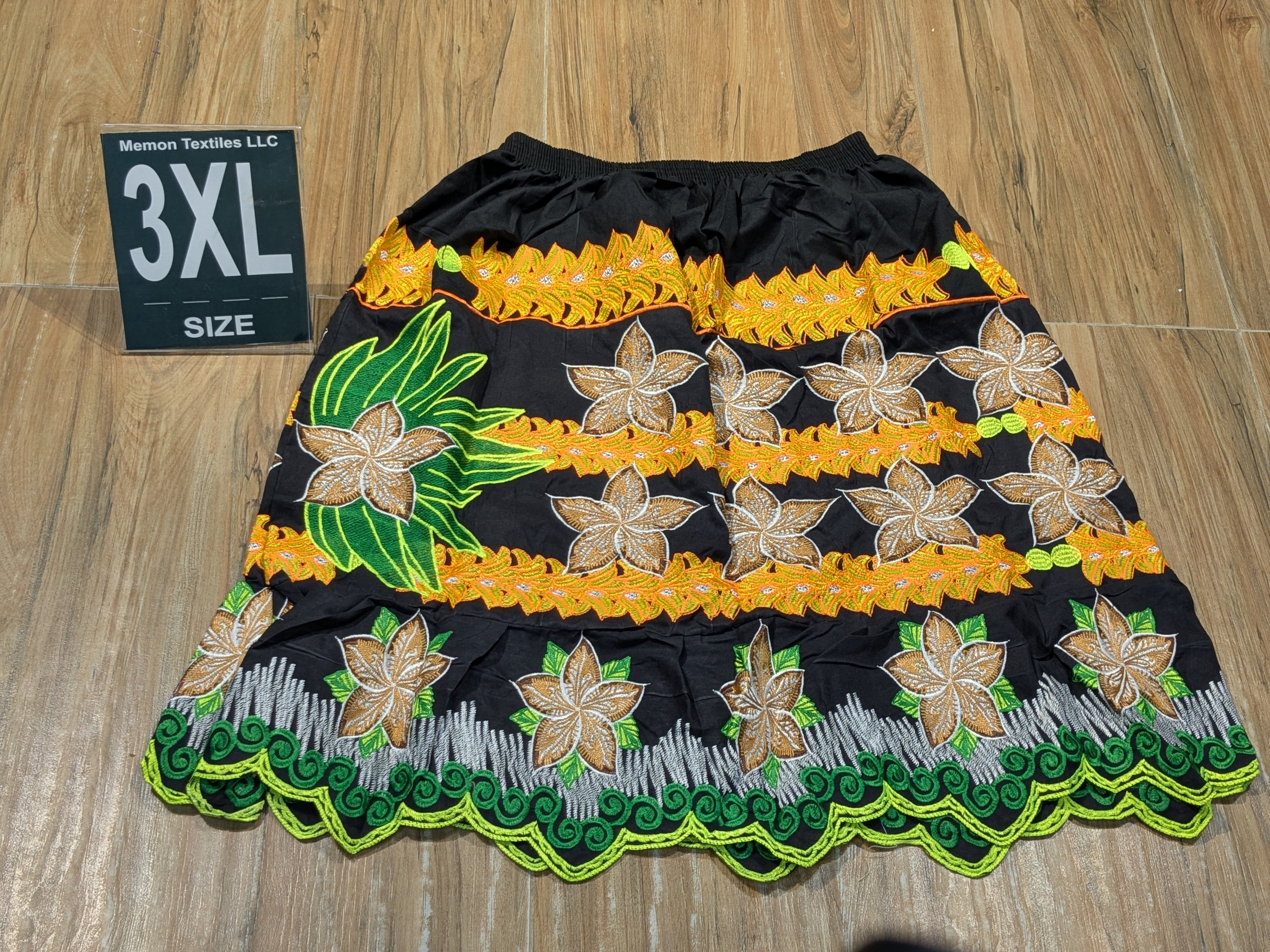 Embroidered Island Skirts (Urohs) - 3XL