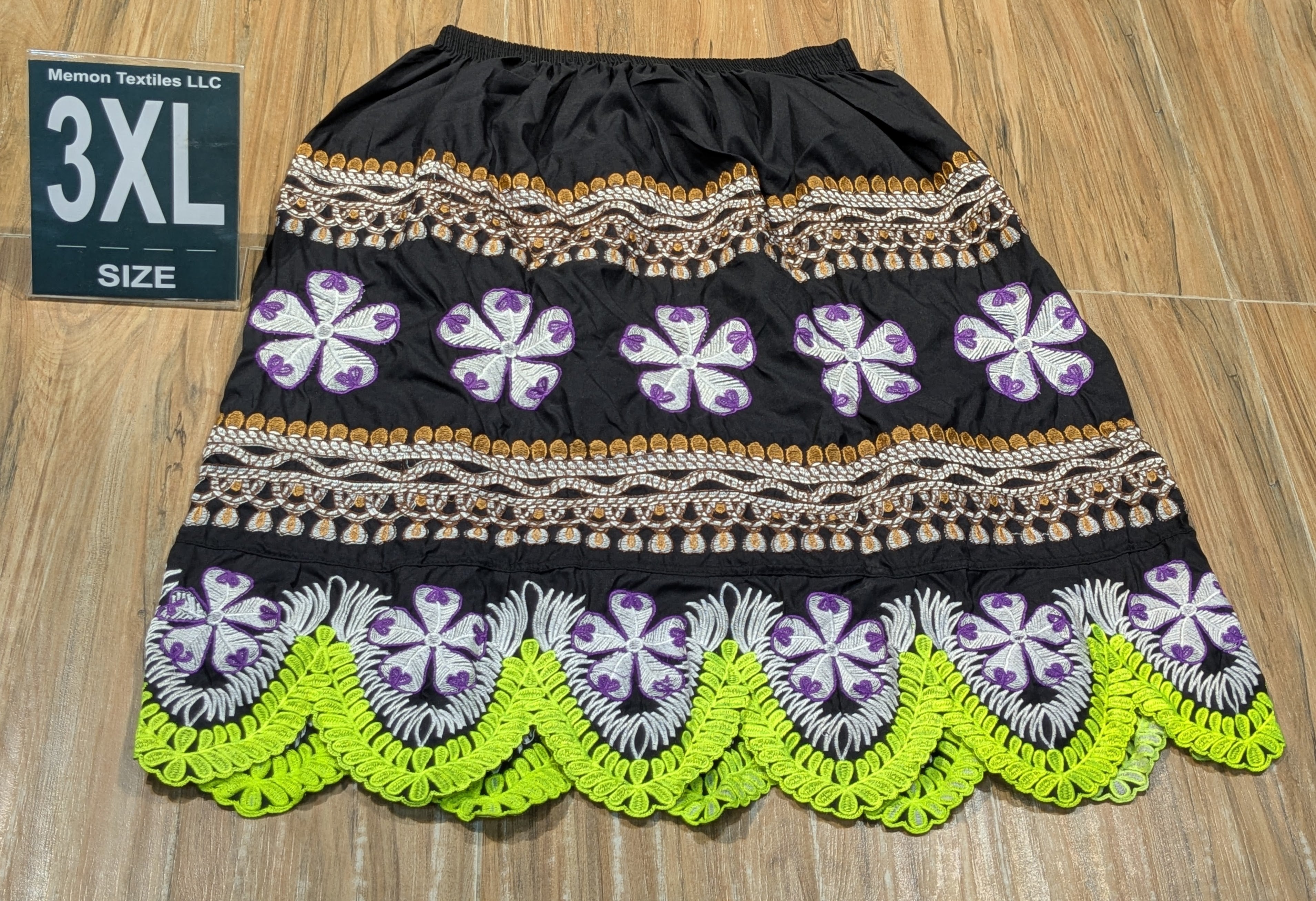 Embroidered Island Skirts (Urohs) - 3XL