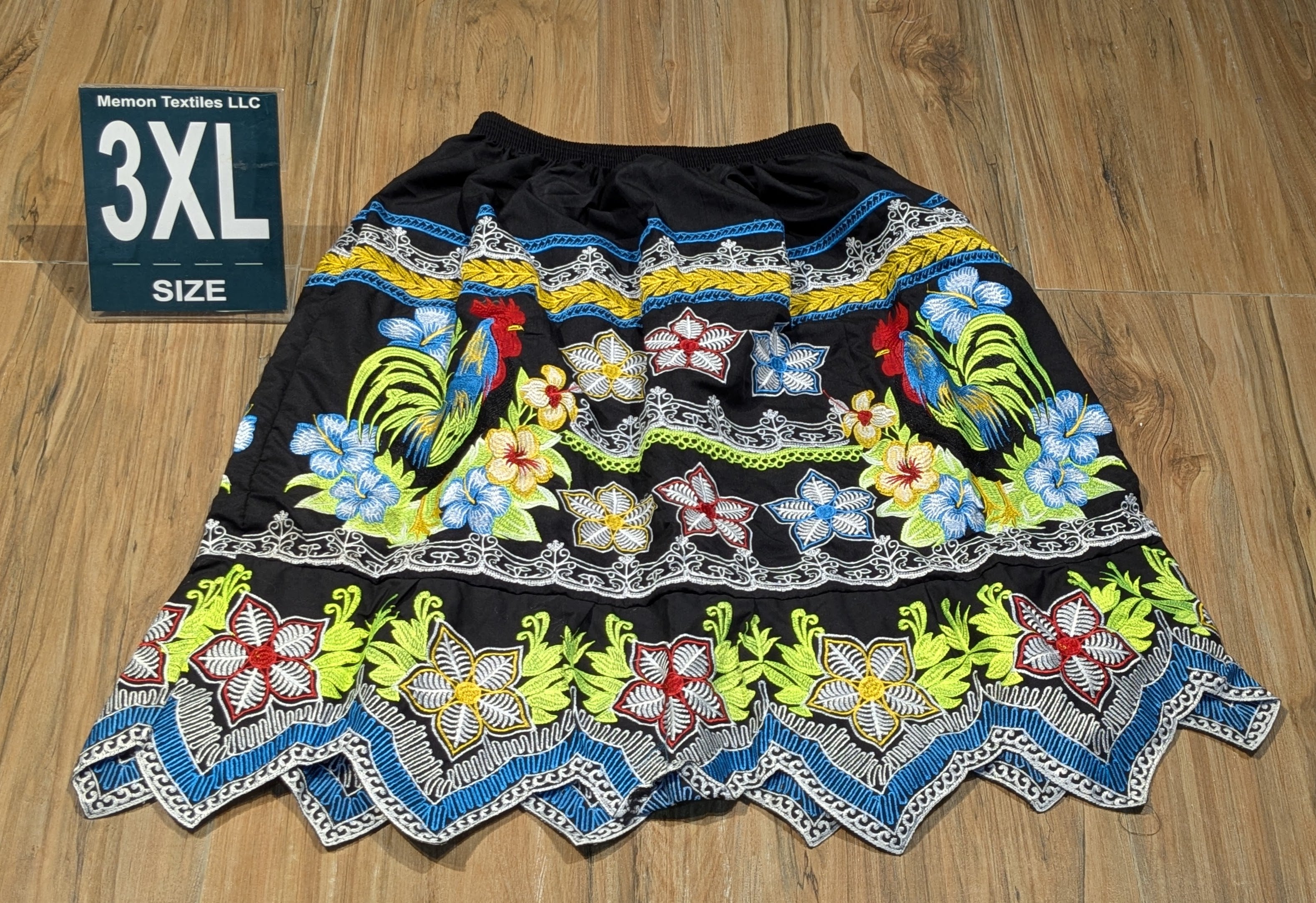 Embroidered Island Skirts (Urohs) - 3XL