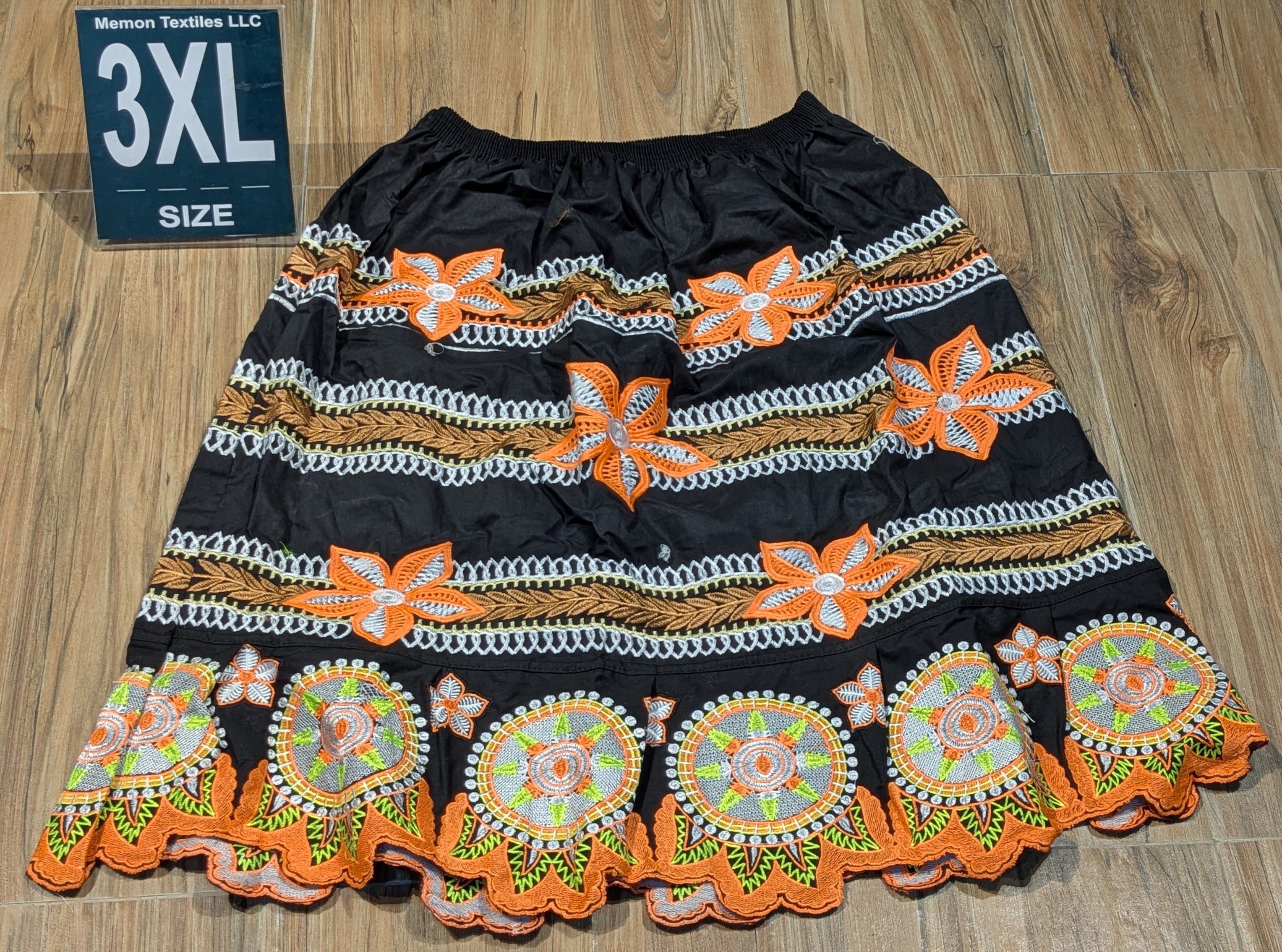Embroidered Island Skirts (Urohs) - 3XL