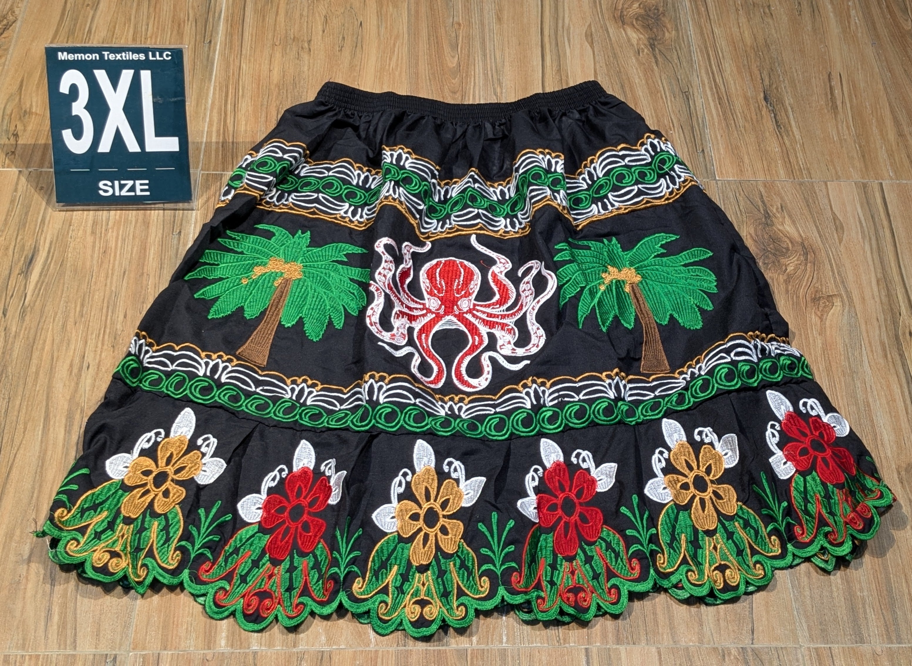 Embroidered Island Skirts (Urohs) - 3XL