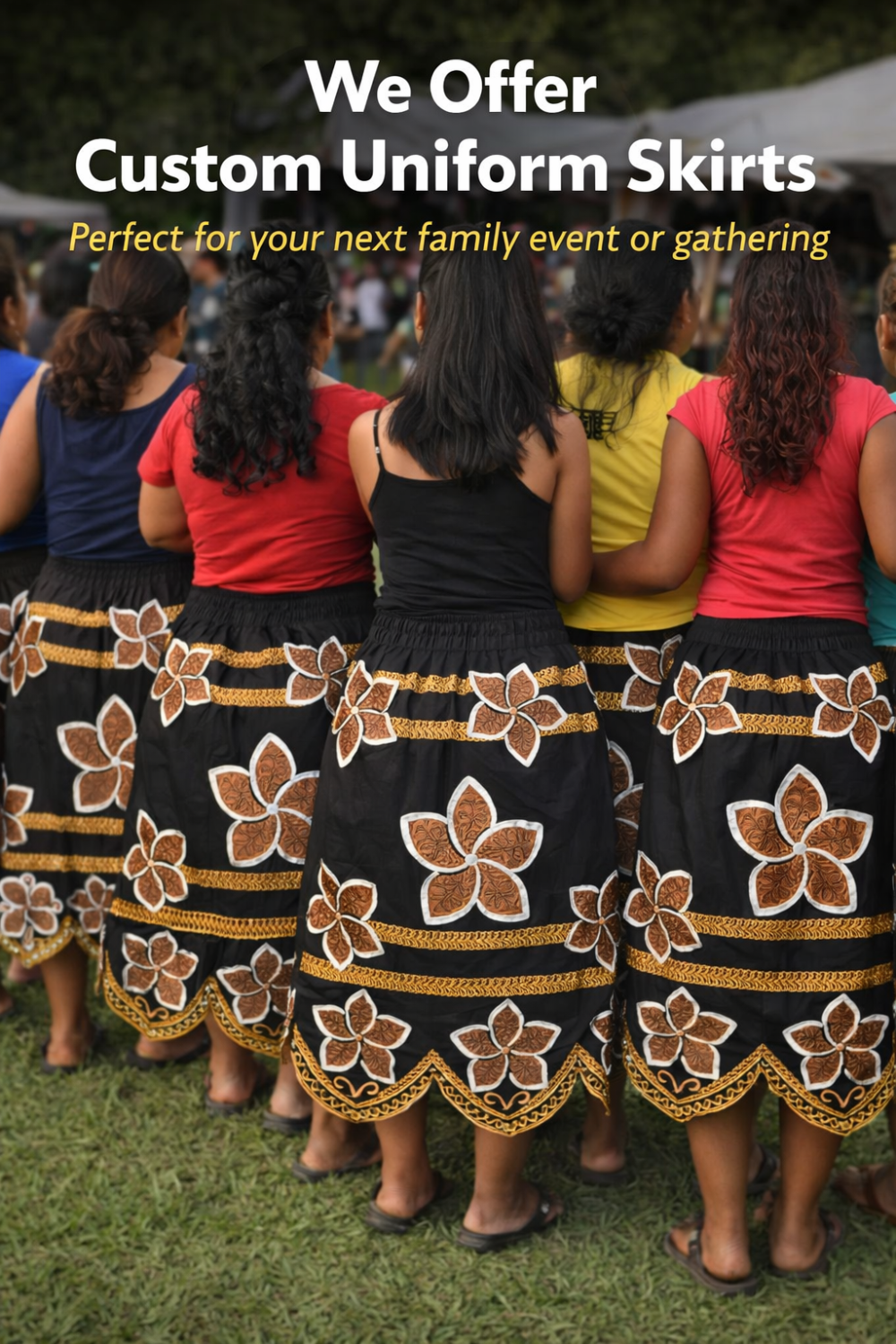 Embroidered Skirts Wholesale custom order
