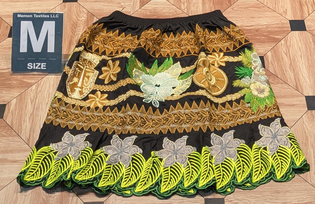 Floral Embroidered Skirts (Urohs) - M