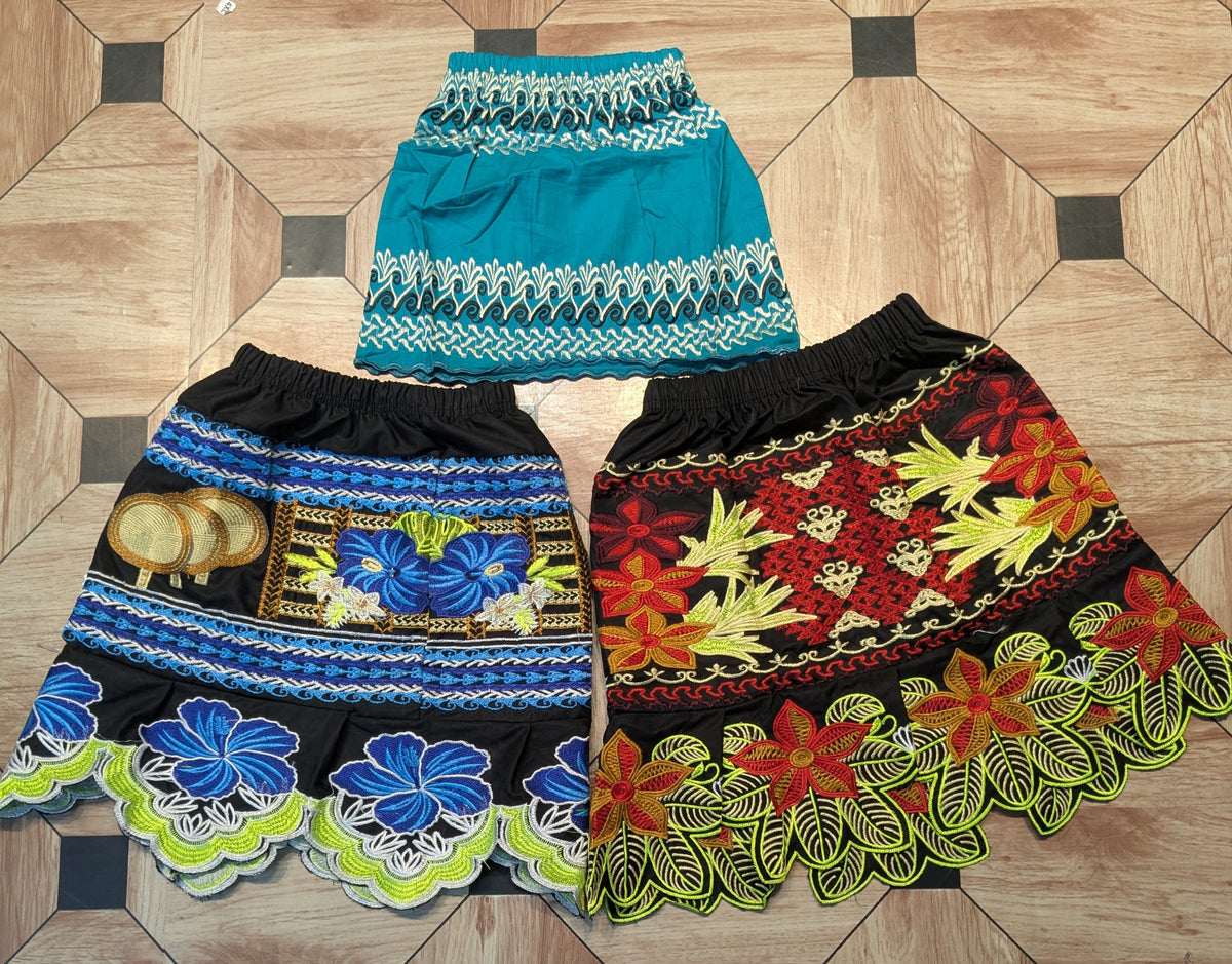 Pack of 3 - Kids Skirts ASSORTED DESIGNS (SIZES 1T to 10T)